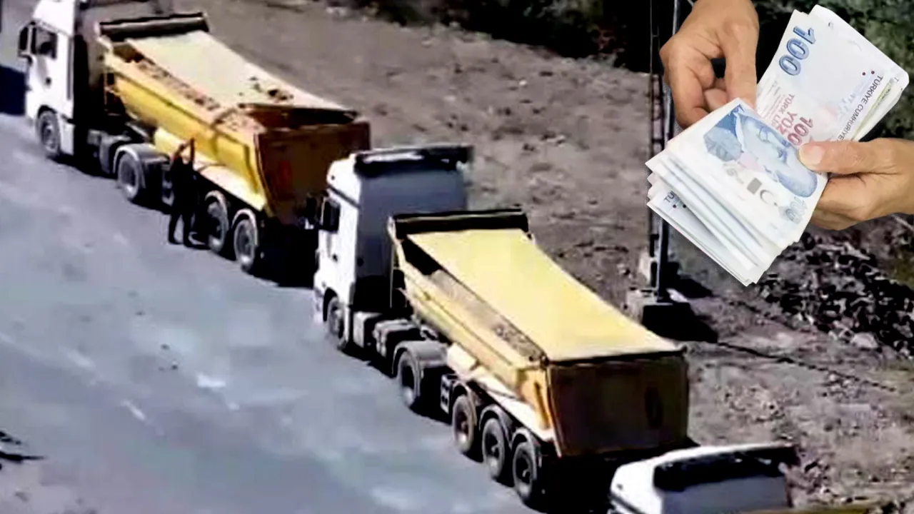 ‘Kaçak hafriyat’ ile kasayı doldurmuşlar