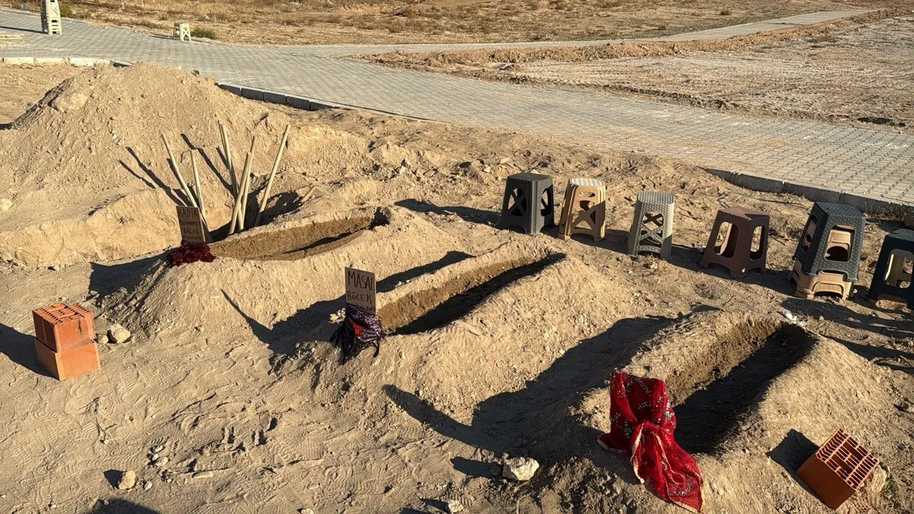 Böcek ailesinin 3 ferdi yan yana defnedildi! Kahreden detay