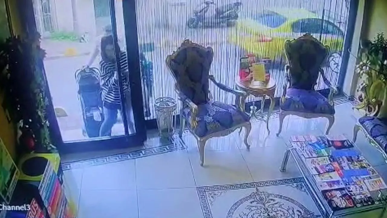 Böcek ailesinin otele giriş görüntüleri ortaya çıktı