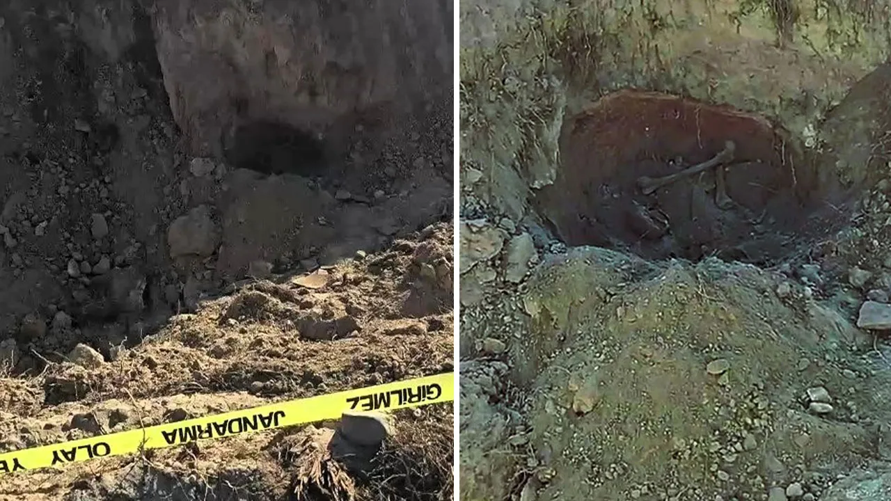 Denizli'de kazı çalışmasında korkutan keşif! 4 küpün içinden insan kemikleri çıktı