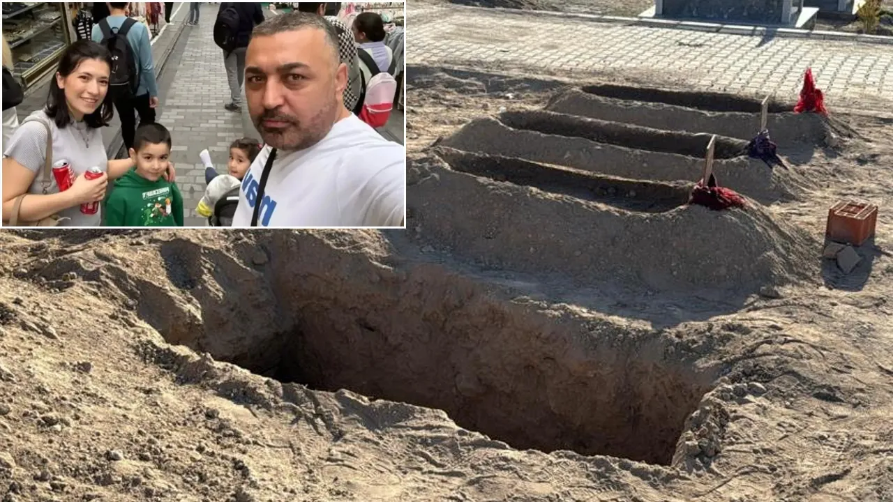 Bir aile yok oldu! Baba Böcek için ailesinin yanına mezar kazıldı