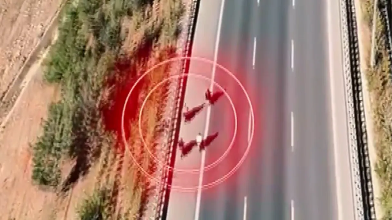 Drone'dan kaçamadılar! Kural tanımayan motosikletlilere ceza yağdı