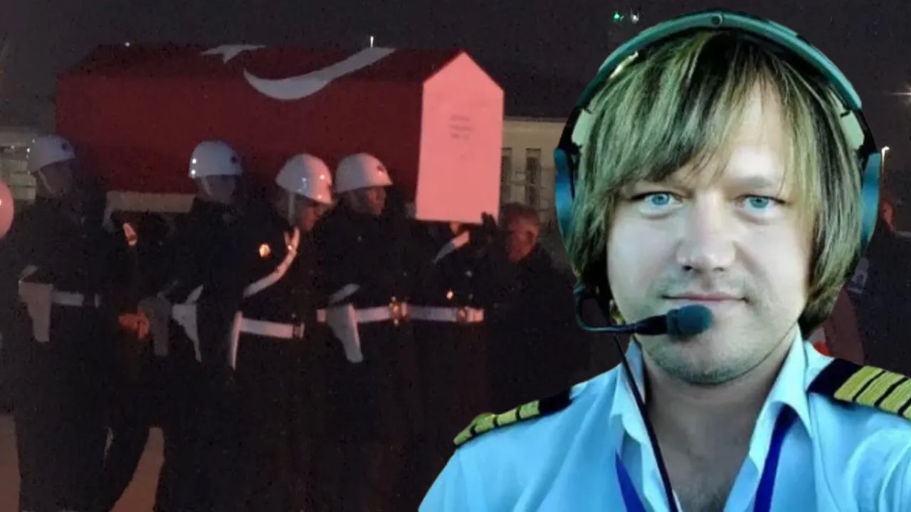 Şehit pilot Hasan Bahar’ın naaşı Türkiye’ye getirildi