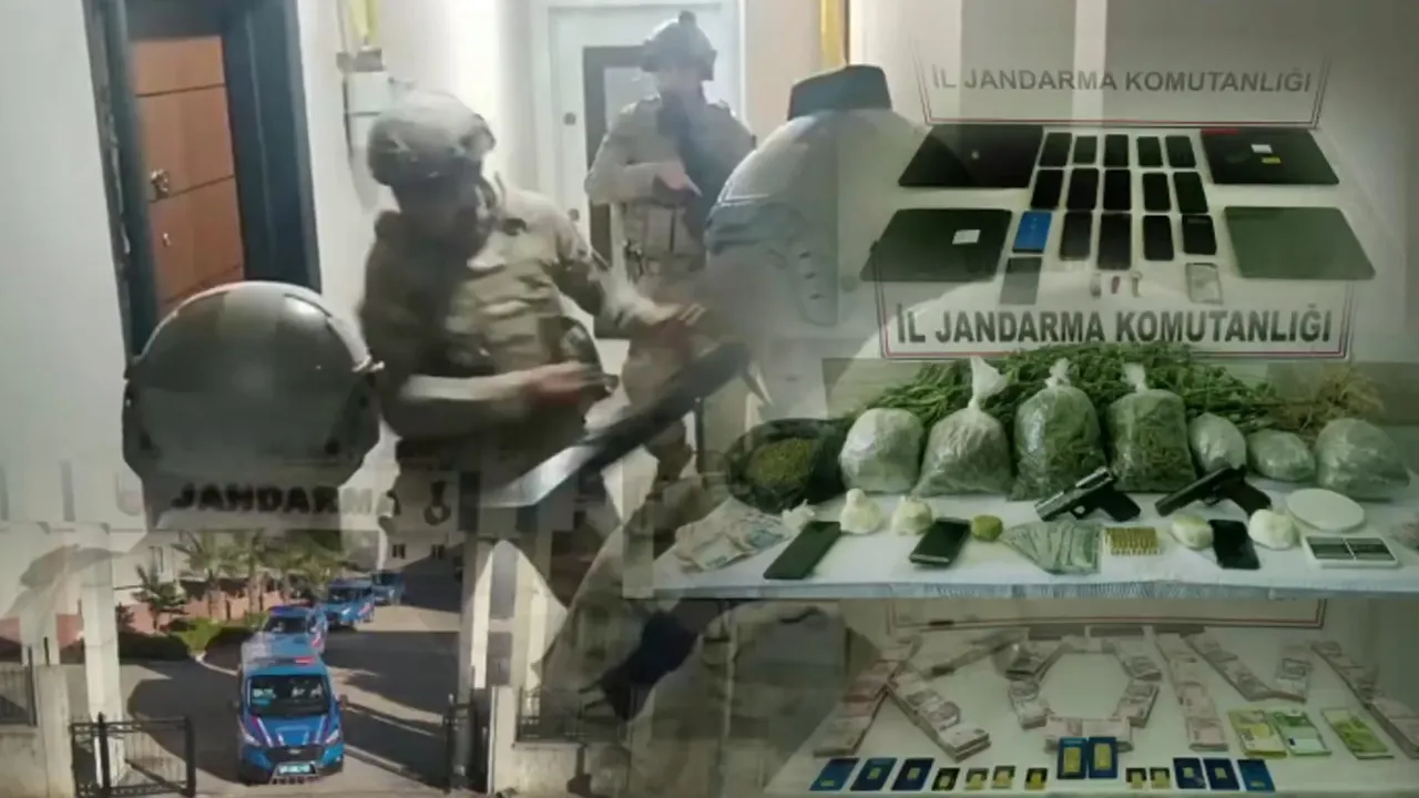 9 ilde suç örgütlerine operasyon! 106 kişi yakalandı