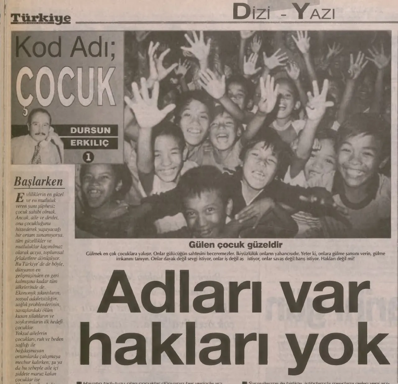 25 Kasım 1998 Türkiye gazetesi