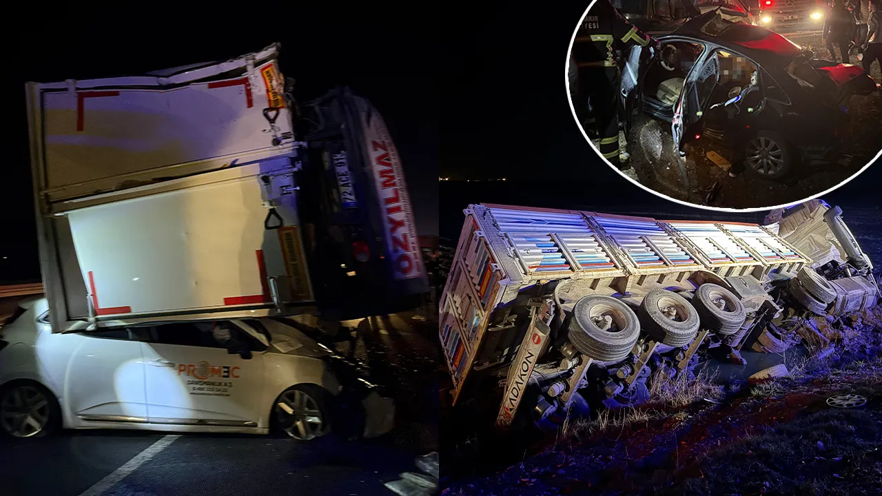 Diyarbakır Bismil'de zincirleme kaza! Ölü ve yaralılar var