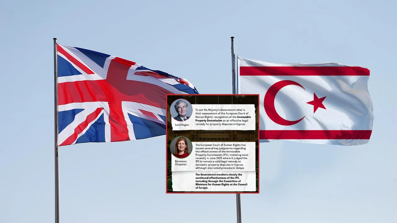 İngiliz hükümeti, Rum-Yunan kampanyasını çöpe attı! KKTC komisyonu resmen tanındı