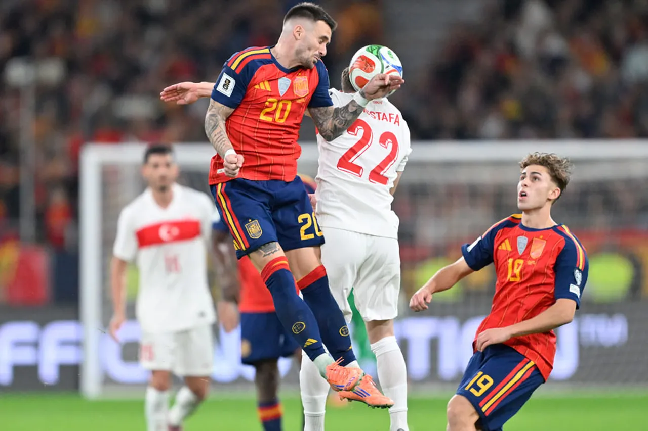 İspanya - Türkiye maçından görüntü