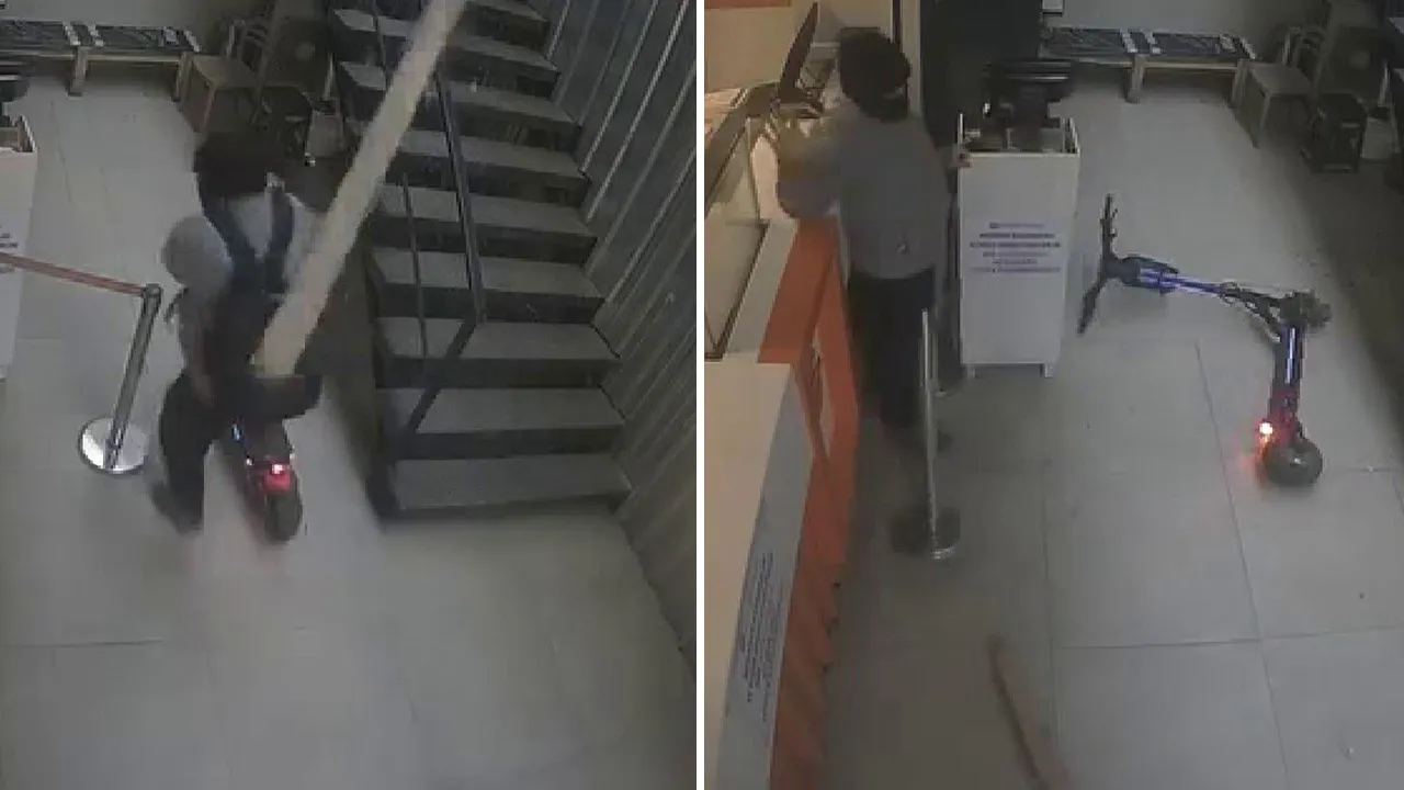 Ölüm adeta teğet geçti! O anlar saniye saniye kamerada