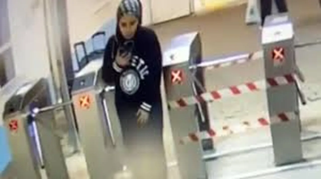 Genç kızın yurttan çıktığı anlar