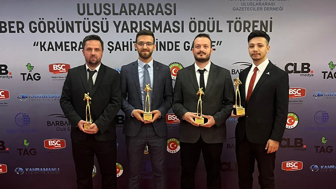 28. Zoom Uluslararası Haber Görüntüleri Yarışması'nda İHA'ya 4 ödül