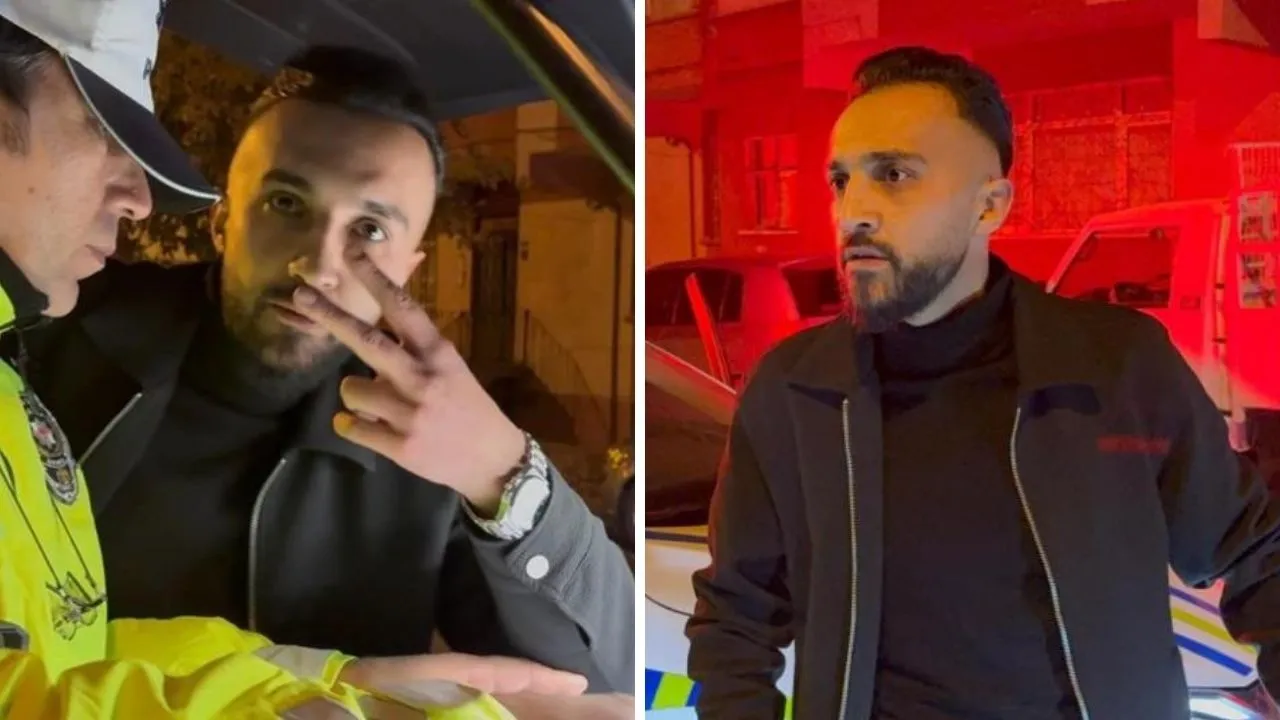 Alkollü sürücü 'dur' ihtarına uymadı, yaya kaçarken yakalandı! Rahatlığı pes dedirtti