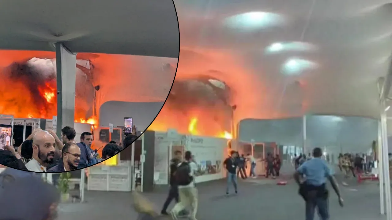 BM zirvesinde yangın! Brezilya'da korku dolu anlar yaşandı