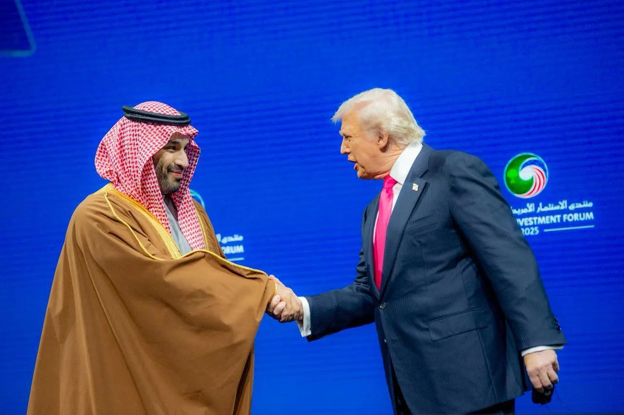 ABD Başkanı Trump ve Suudi Arabistan Veliaht Prensi Muhammed bin Selman