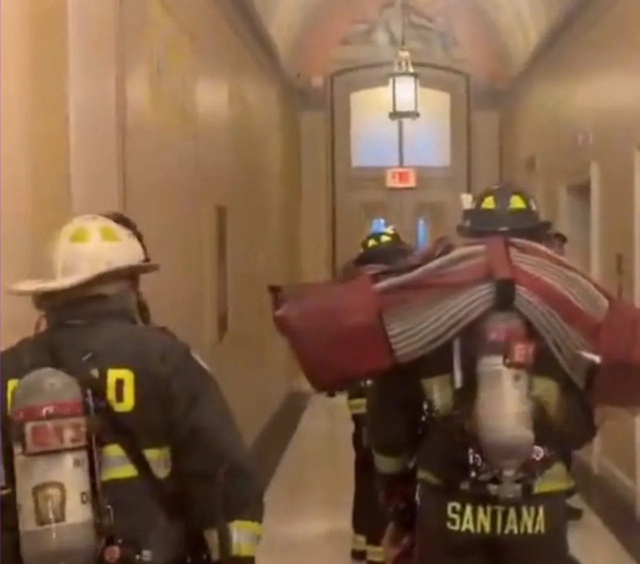 ABD metro tünelinde yangın