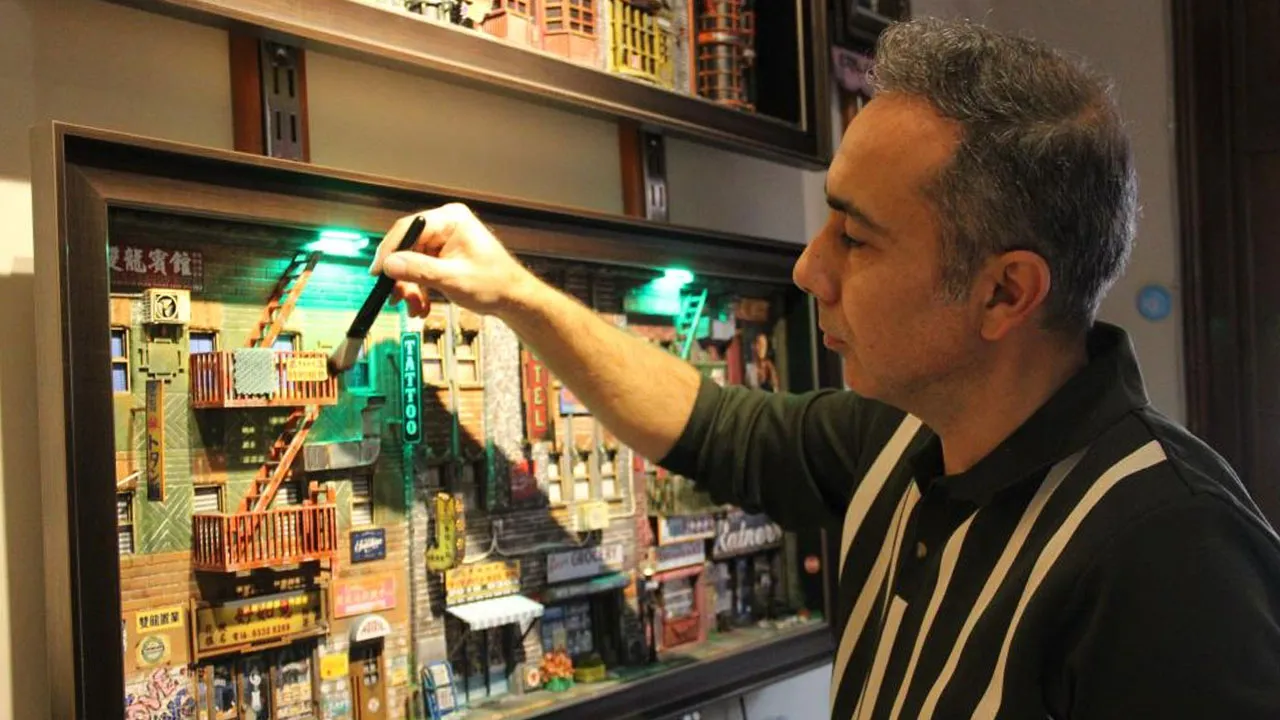 Hobisi sanata dönüştü, her şeyin minyatürünü yapıyor! Yurt dışından bile sipariş yağıyor