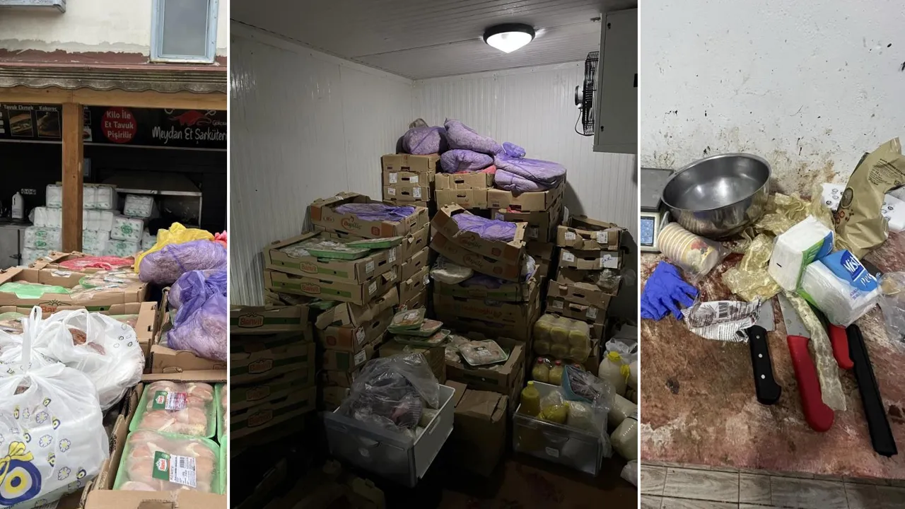 Mide bulandıran görüntüler! 840 kilo tavuk, 1 ton kırmızı et, 112 litre süt çöpe gitti...