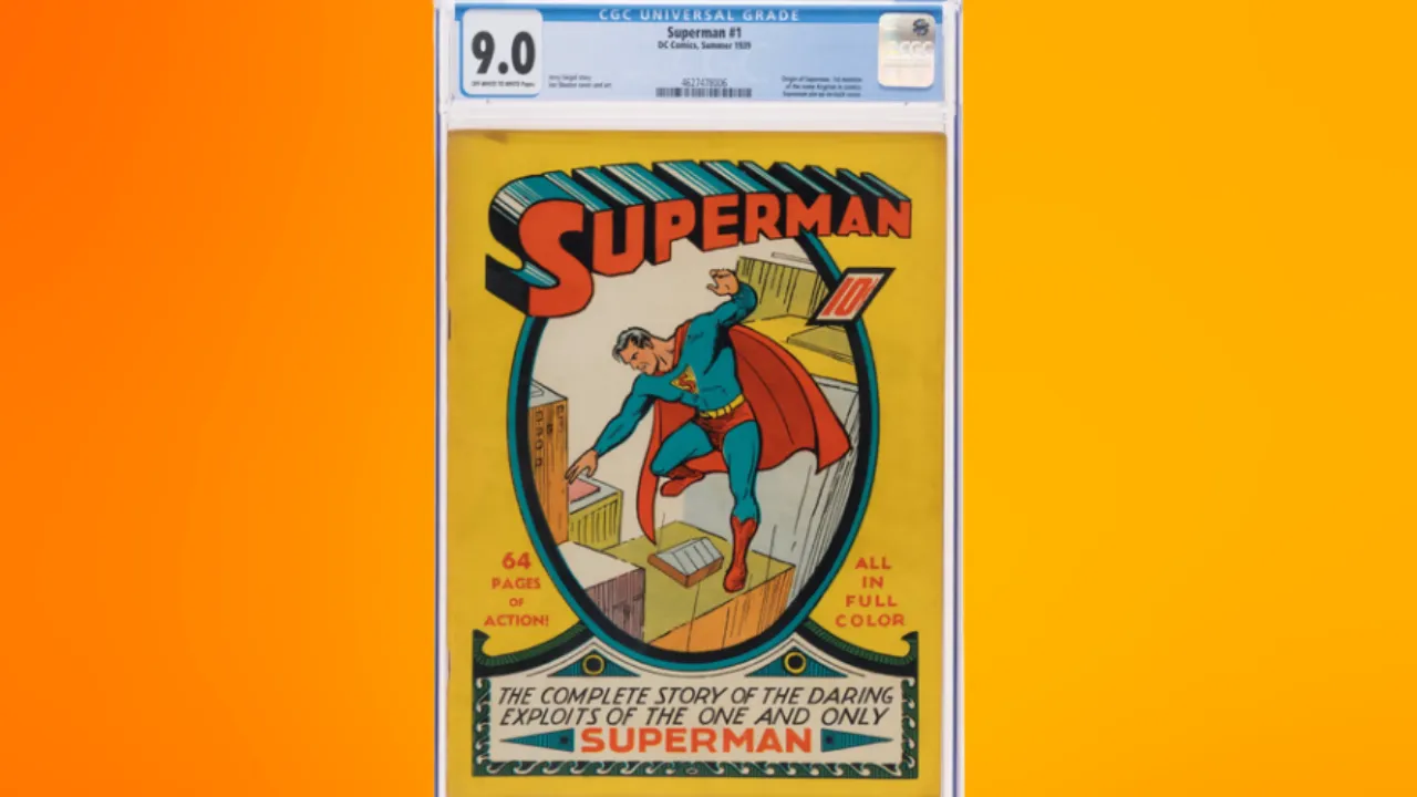 Tavan arasından çıkan Süperman çizgi romanı, açık artırmada 9 milyon dolara satıldı