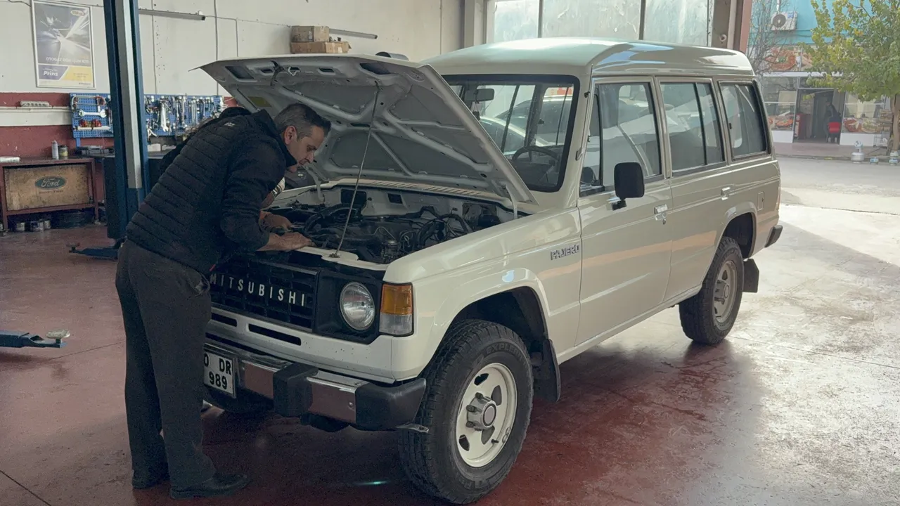 Recep Yazıcıoğlu’nun beyaz makam aracı