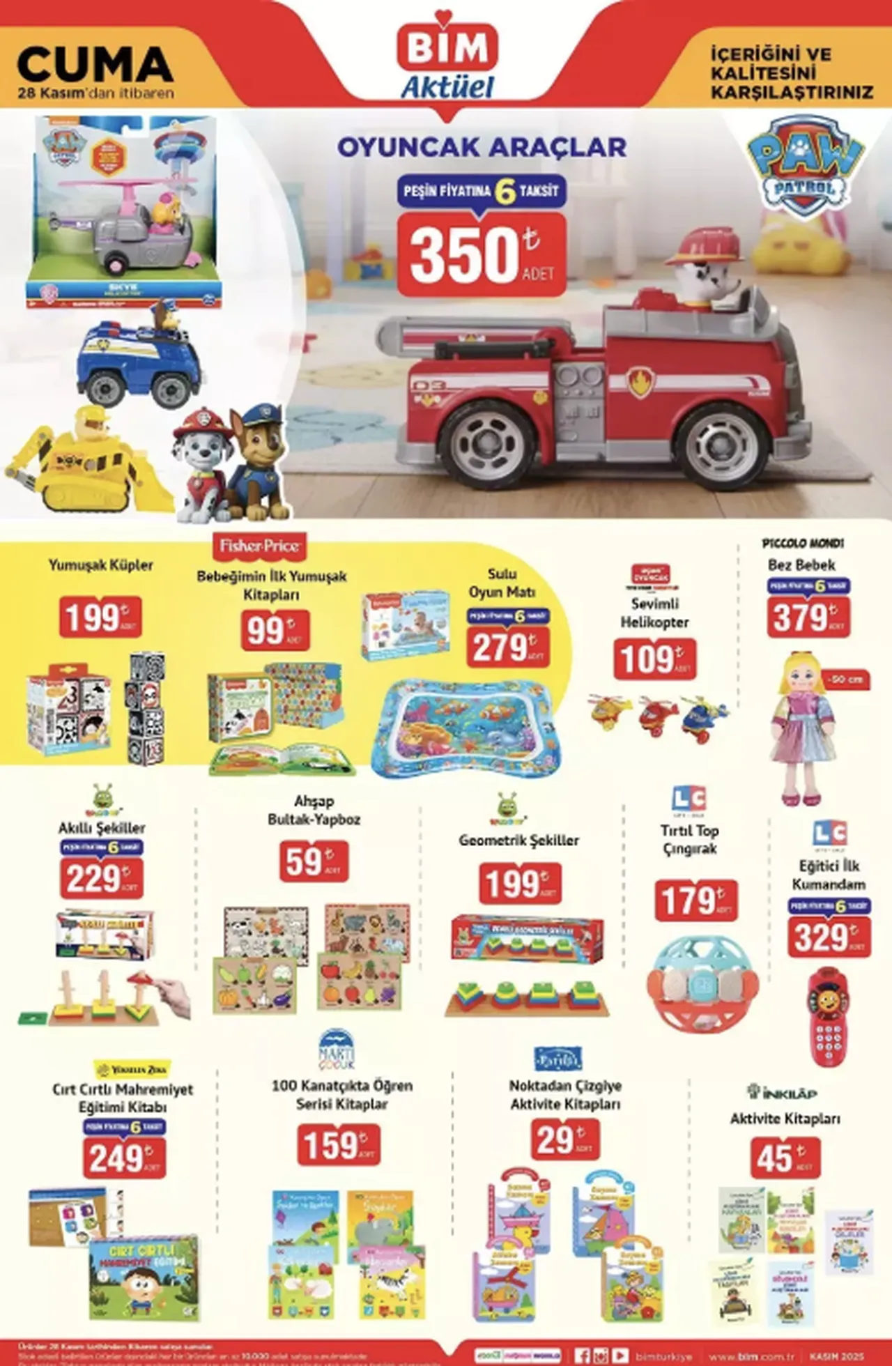 BİM 28 Kasım Cuma aktüel kataloğu: Cuma indirimlerinde hangi ürünler var?