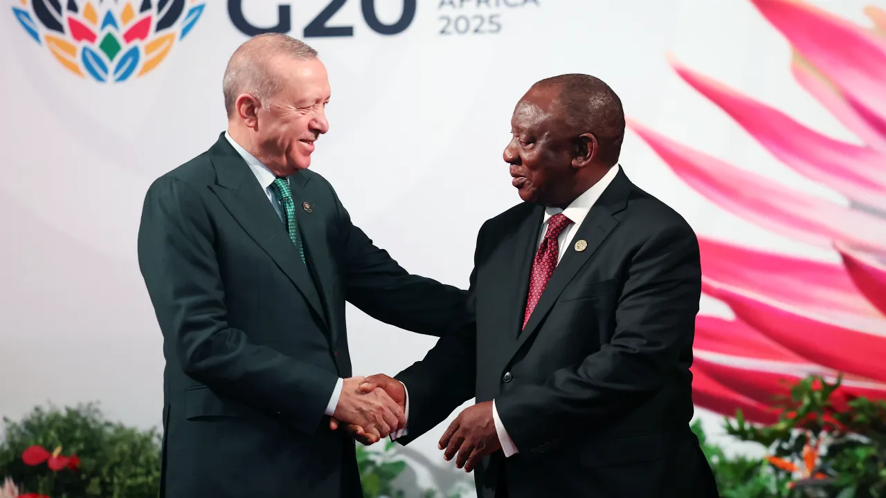 Erdoğan Güney Afrika'da! Zirve resmen başladı