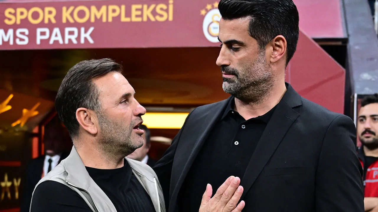 Galatasaray - Gençlerbirliği maçında gerginlik: Okan Buruk ve Volkan Demirel tartıştı