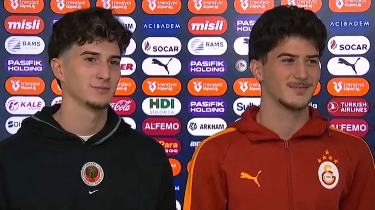 Galatasaray - Gençlerbirliği maçında Gürpüz kardeşler birbirine rakip oldu