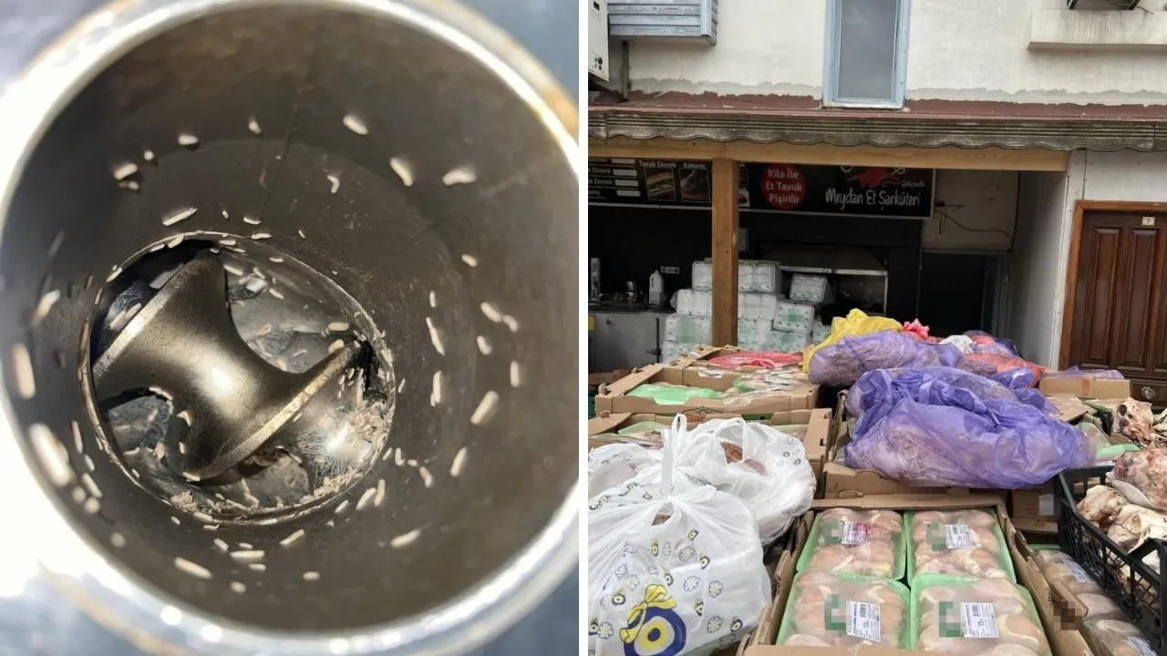 Kurtlanmış da var bozulmuş da! Hijyenik olmayan şarküteri ürünleri imha edildi