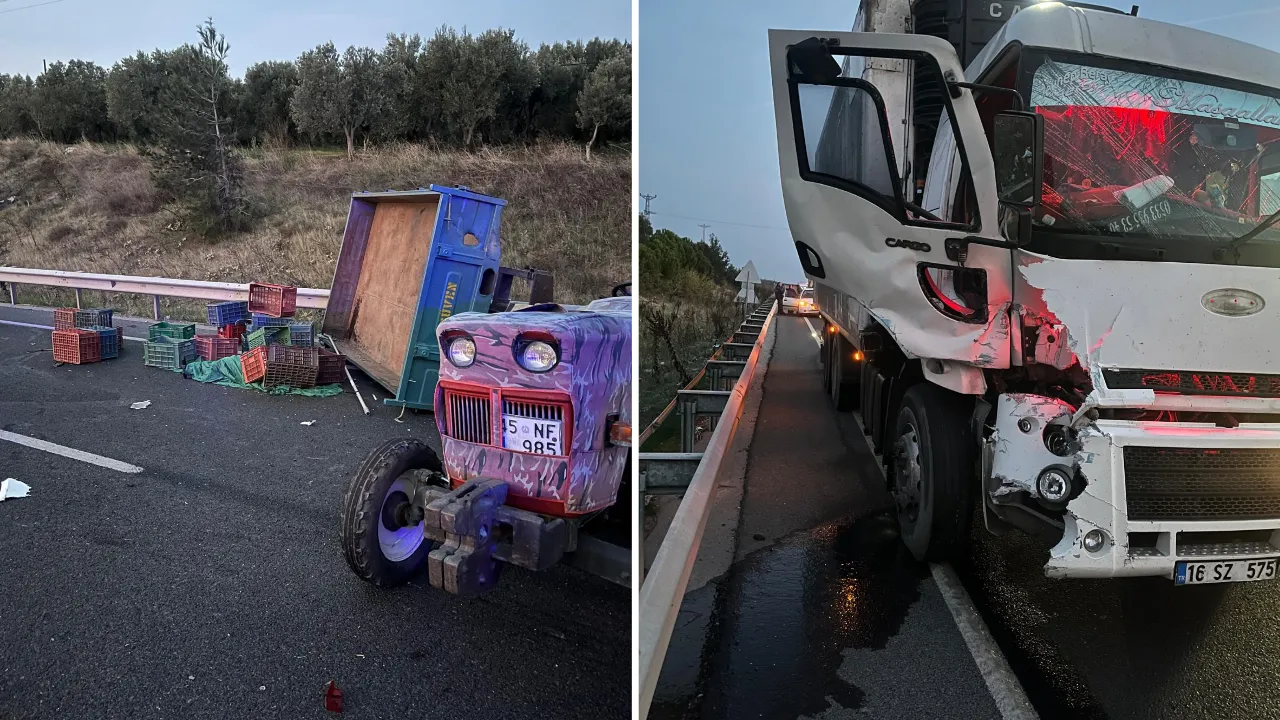 Manisa'da korkunç kaza! 2 ölü 5 yaralı