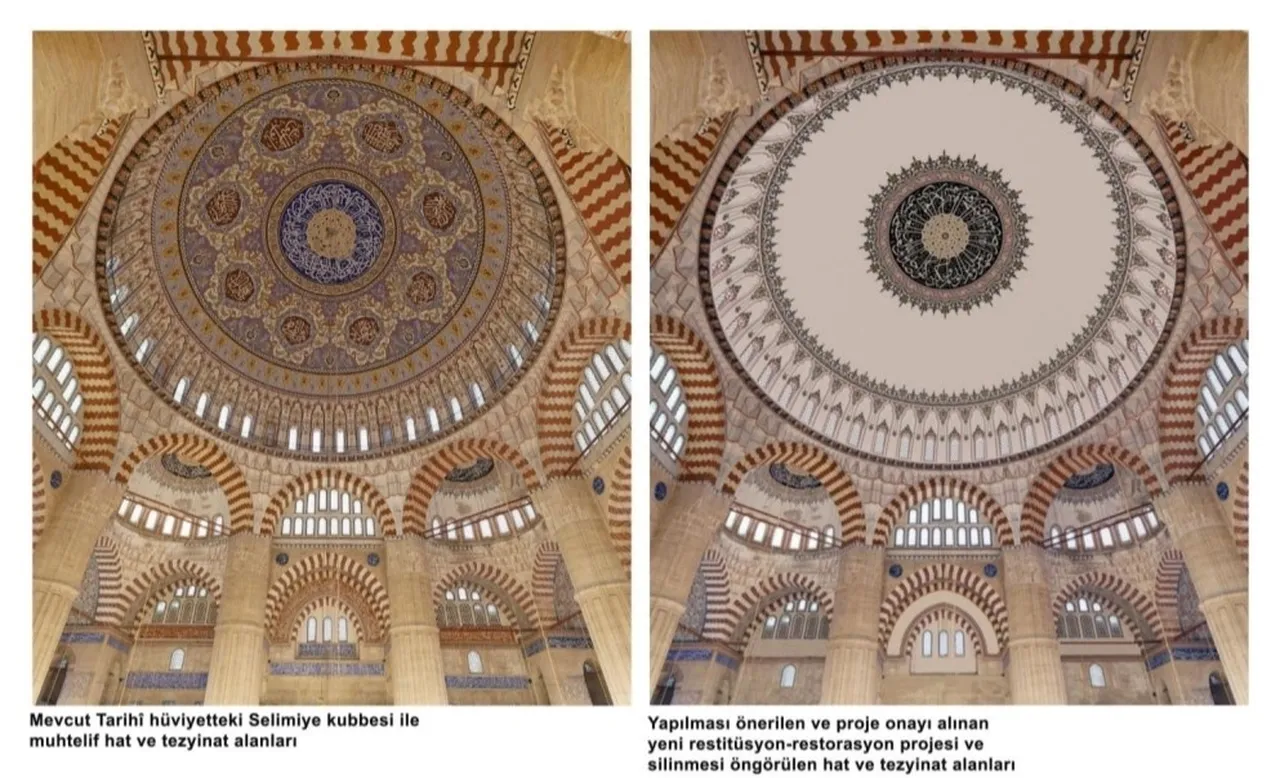 Selimiye Camii restorasyonuna mahkeme  dur  dedi! Telafisi güç zararlar denerek açıklandı