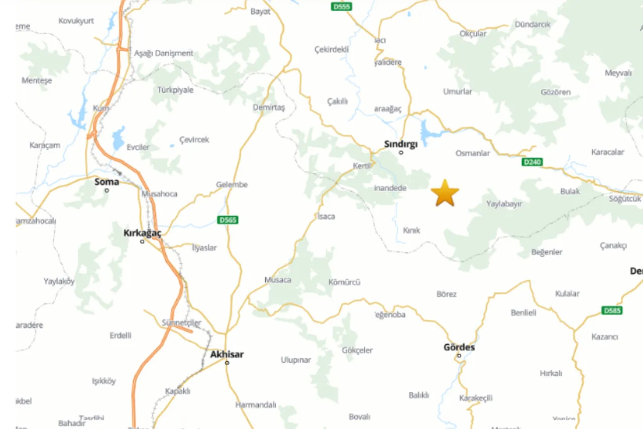 AFAD deprem grafiği