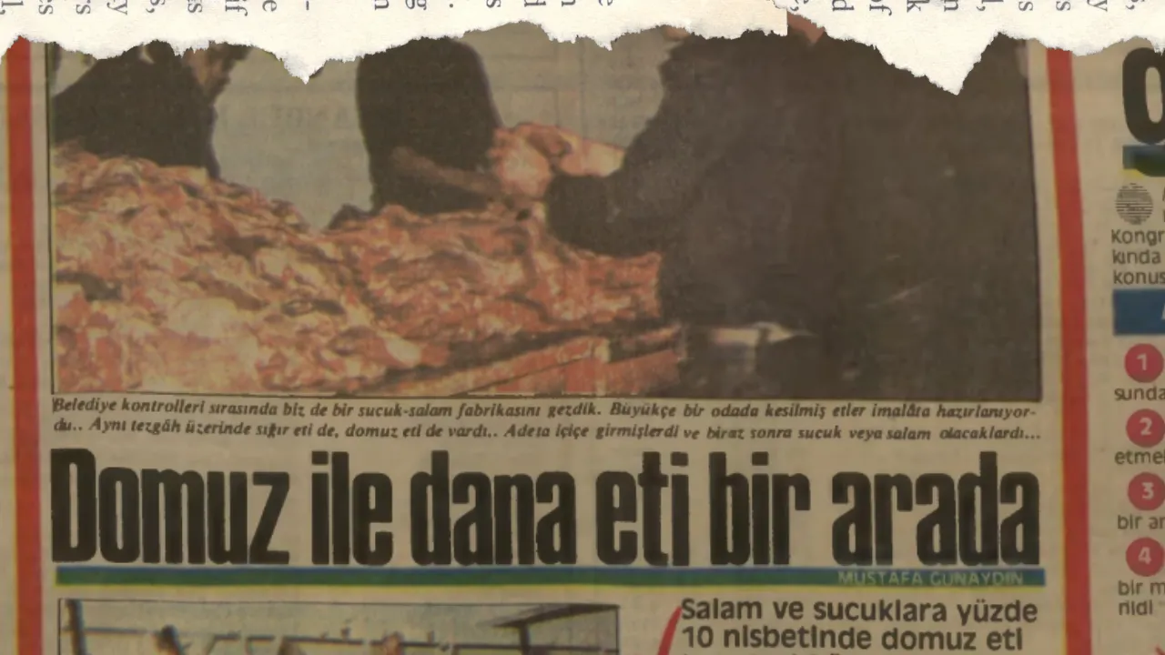 Domuz ile dana etini karıştıran sosis ve salam imalathanesi: Dürüst imalat yapıyoruz