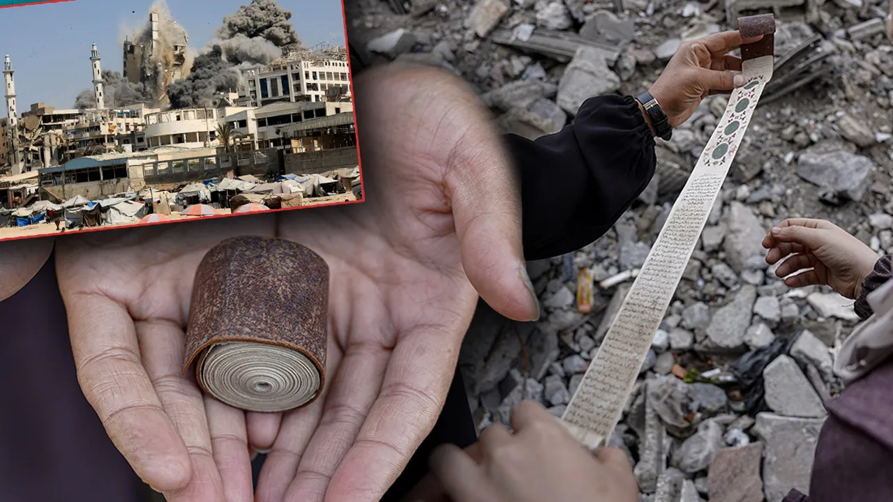 Enkazdan çıkan hazine değerinde koleksiyon! Gazze'de Osmanlı eserleri kurtarılmayı bekliyor 