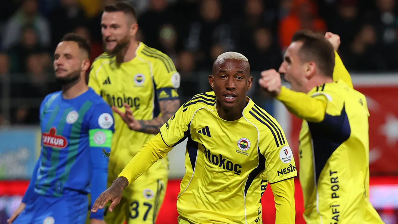 Fenerbahçe'den derbi öncesi gövde gösterisi: Rize'de yedi gol ve bir kırmızı kart
