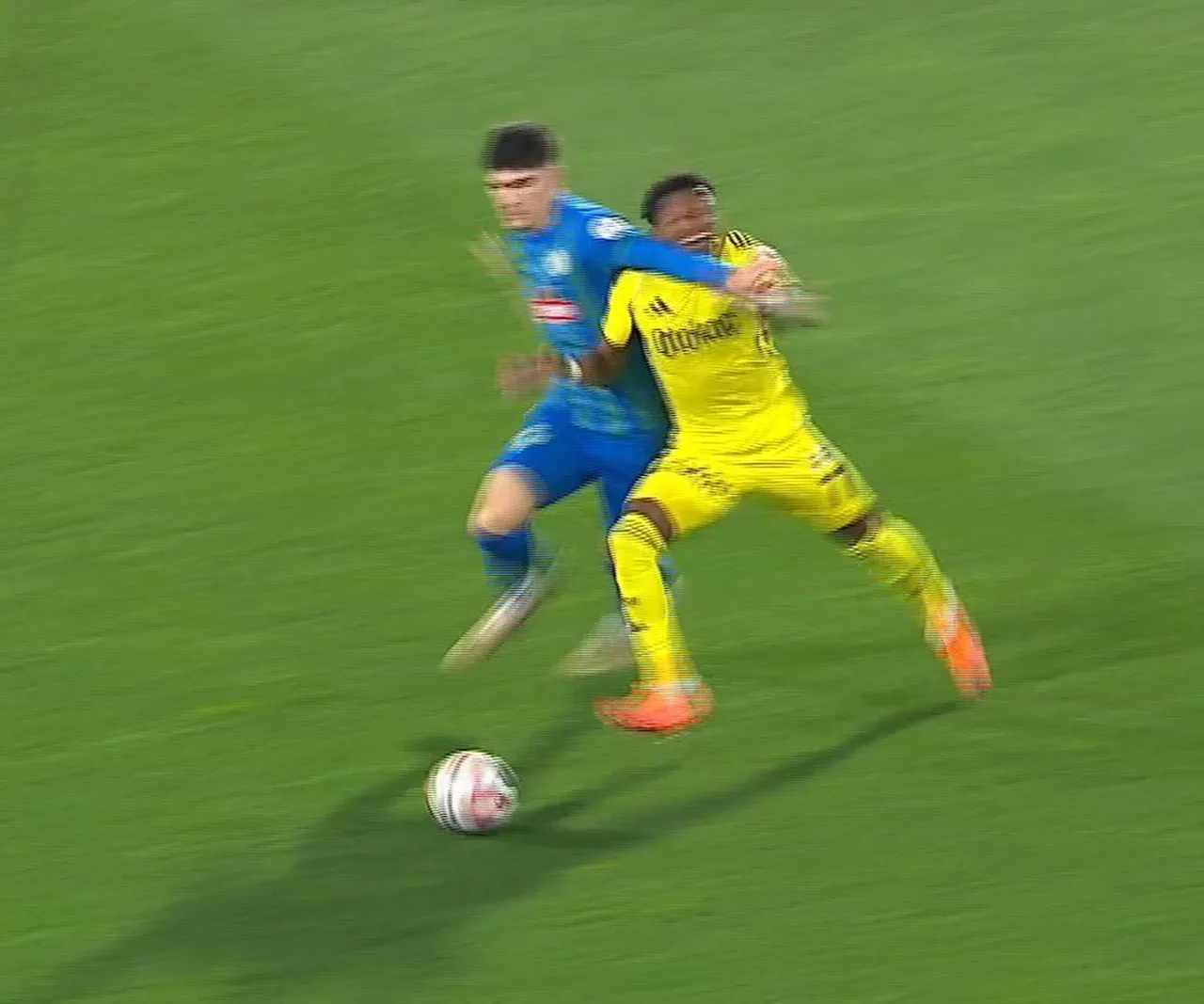 Fred'in faul beklediği pozisyon