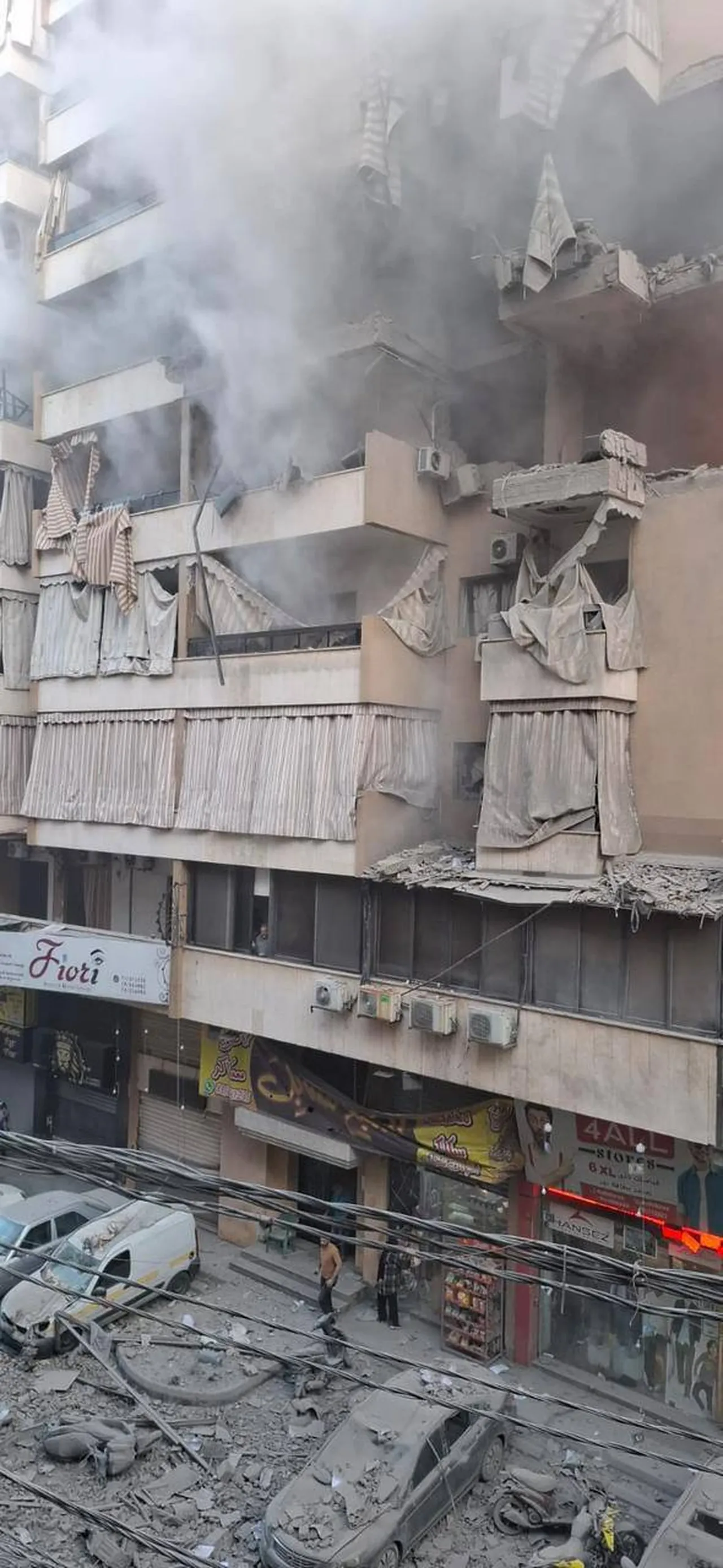 İsrail'in Beyrut'a düzenlediği hava saldırısı