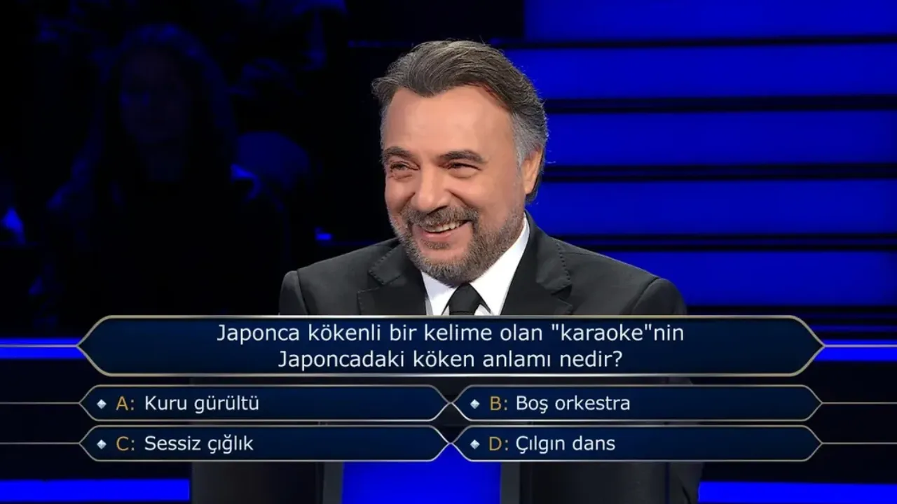 Milyoner'de heyecan dorukta! 300 bin TL'lik soru açıldı, karaoke Japoncada ne anlama gelir?