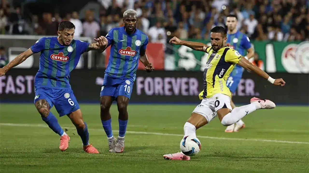 Rizespor - Fenerbahçe maçı hangi kanalda, saat kaçta? Süper Lig heyecanı sürüyor