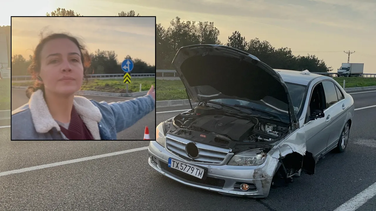 Ters yöne girip kaza yaptı, tavırları dikkat çekti! 