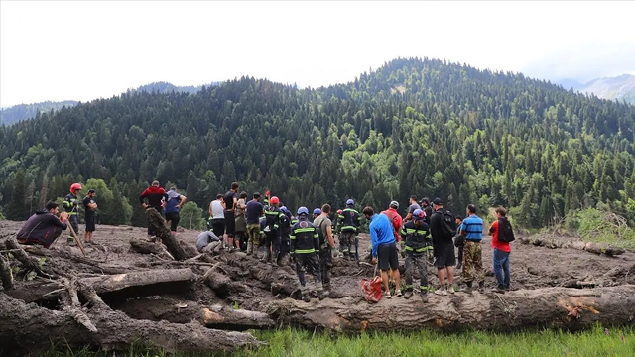 Gürcistan'da toprak kayması / Arşiv