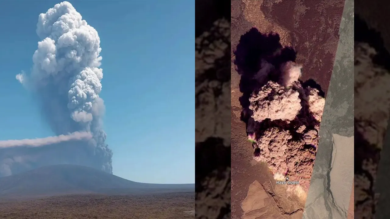 12 bin yıldır uyuyan volkan patladı! Kül ve lav püskürttü