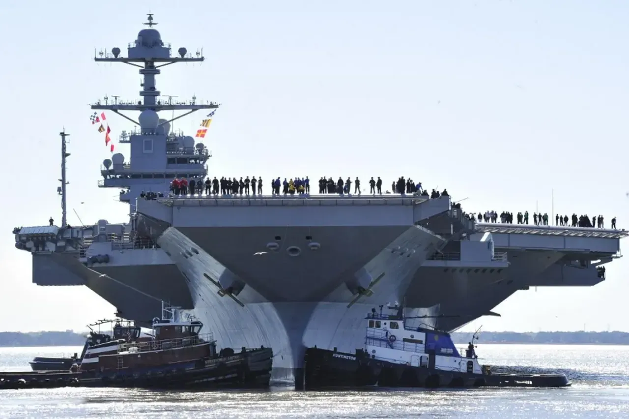 Dünyanın en büyük uçak gemisi USS Gerald R. Ford