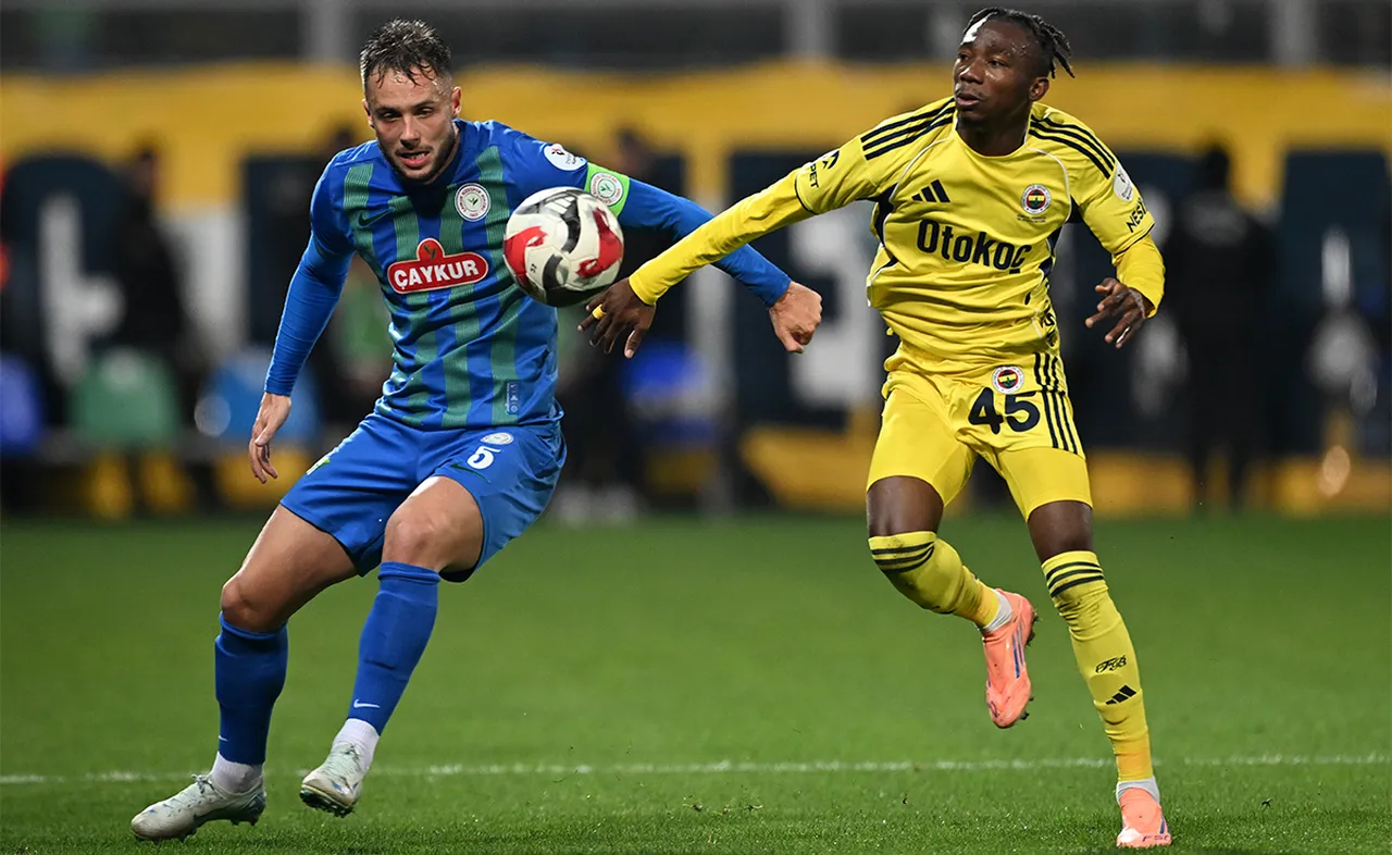 Rizespor maçına ilk 11'de başlayan Dorgeles Nene, 84'üncü dakikada yerini Oğuz Aydın'a bıraktı