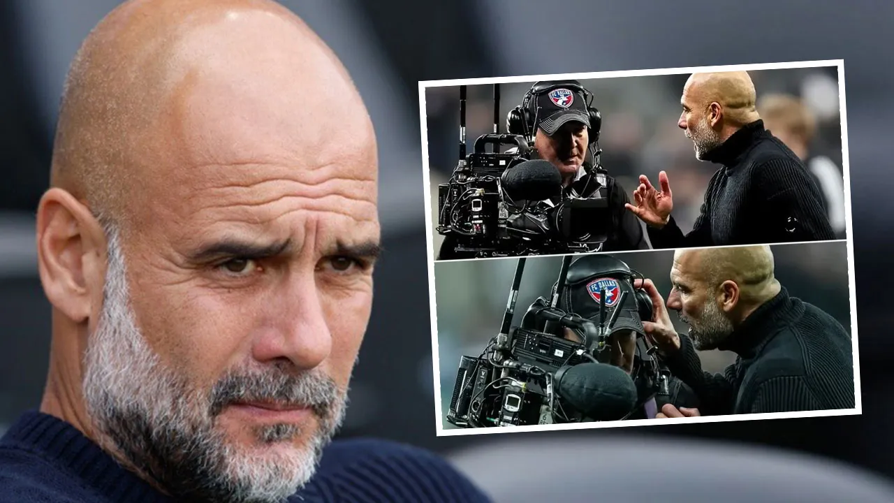 Pep Guardiola tepki gösterdiği kameramandan özür diledi: Utanç duyuyorum