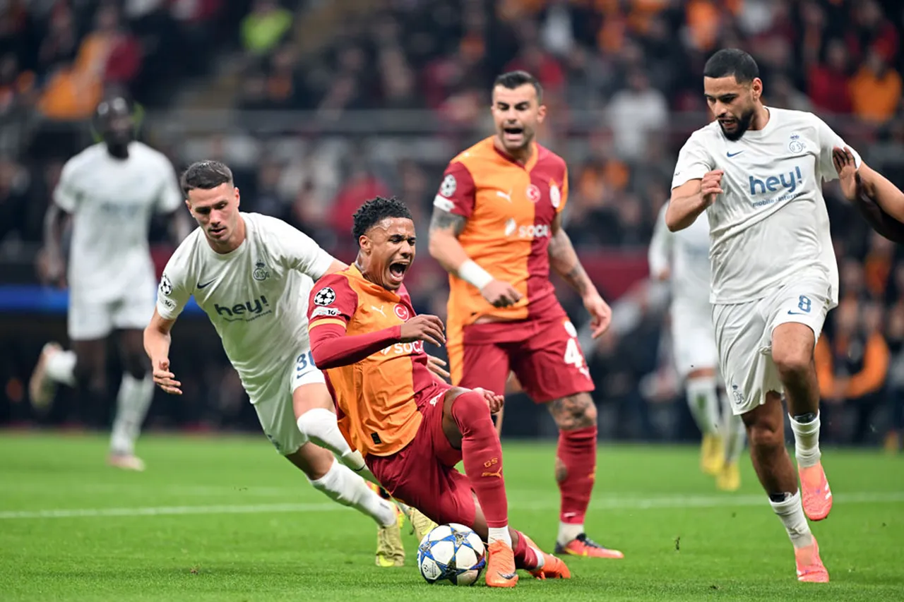 Galatasaray - Union SG maçından görüntüler