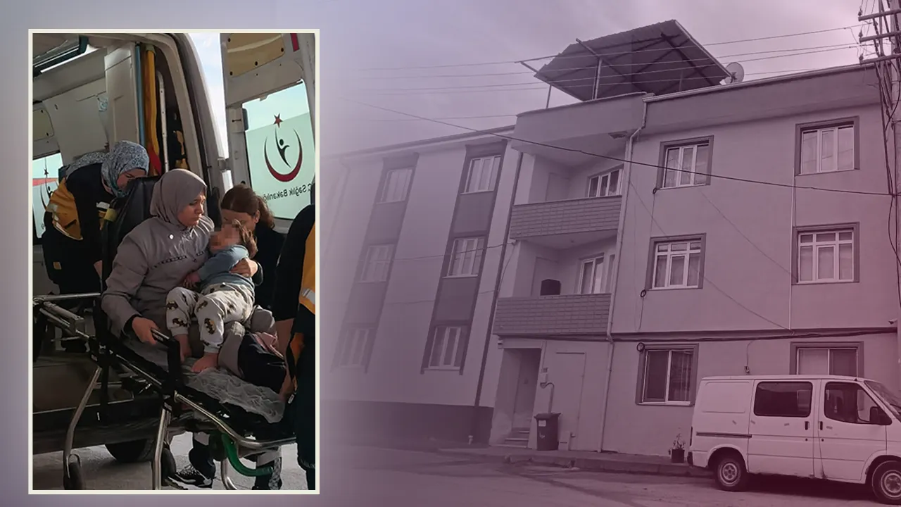 Bursa’da yürekleri ağza getiren olay! 2 yaşındaki çocuk 6 metre yükseklikten yere düştü 
