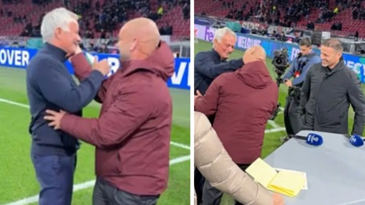 Jose Mourinho ve Wesley Sneijder