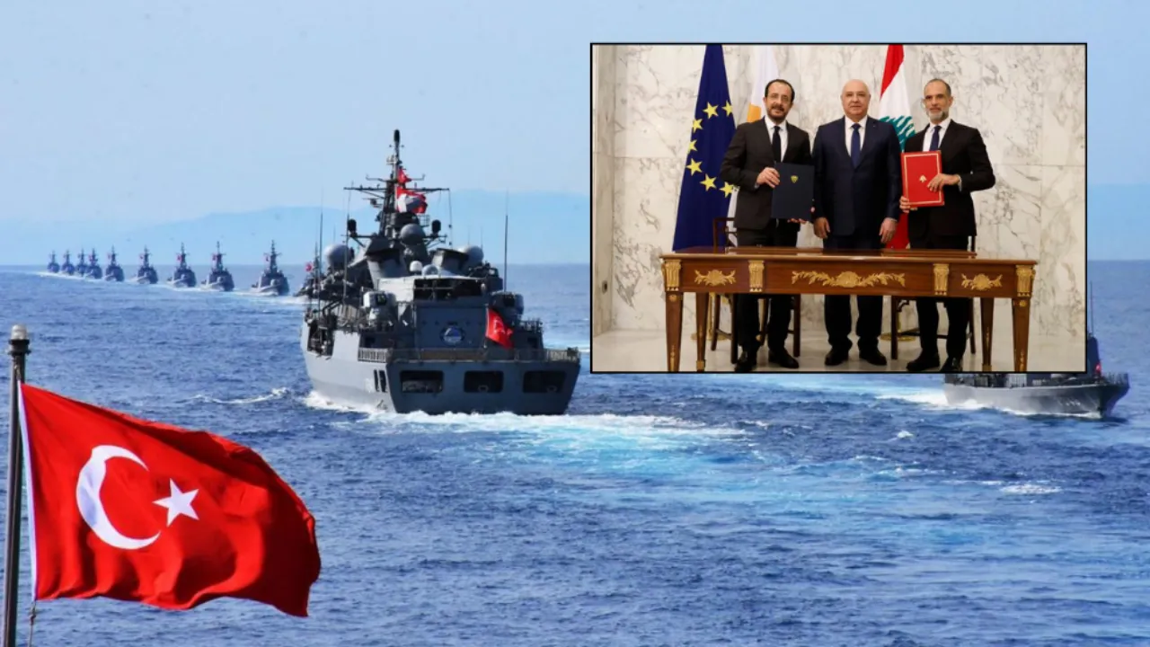 Lübnan–GKRY anlaşması Doğu Akdeniz’i karıştırdı: Türkiye ve KKTC’nin kıta sahanlığı yok sayıldı