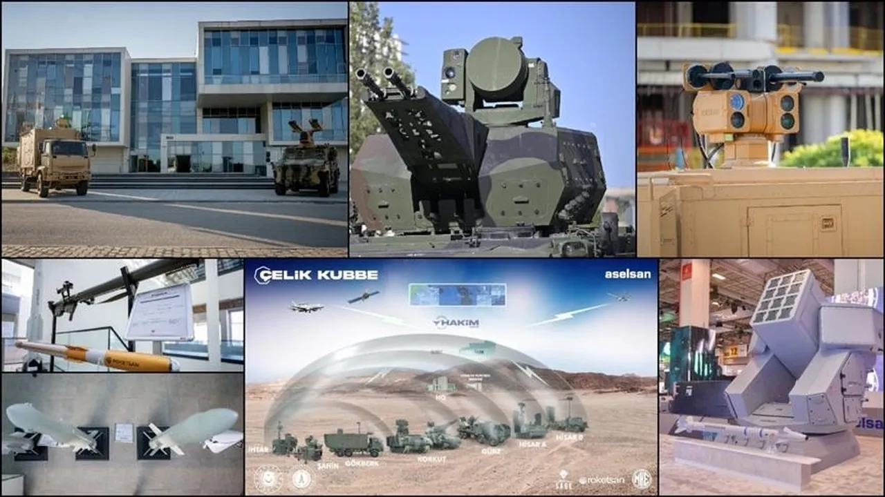 Türk savunma sanayisinin önde gelen kuruluşlarıyla entegre hava savunma sistemi Çelik Kubbe'yi güçlendirmek amacıyla 6,5 milyar dolar değerinde sözleşmeler imzalandı.