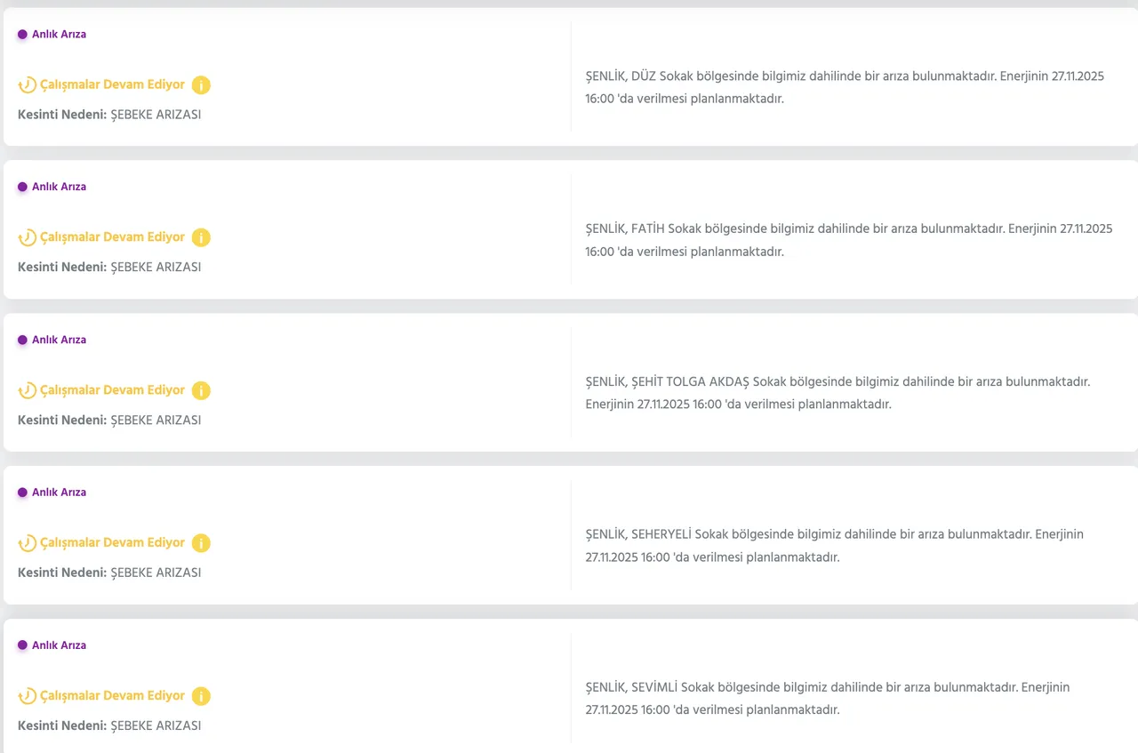 27 Kasım Keçiören elektrik kesintisi sorgulama! Başkent EDAŞ duyurdu, elektrikler ne zaman gelecek?